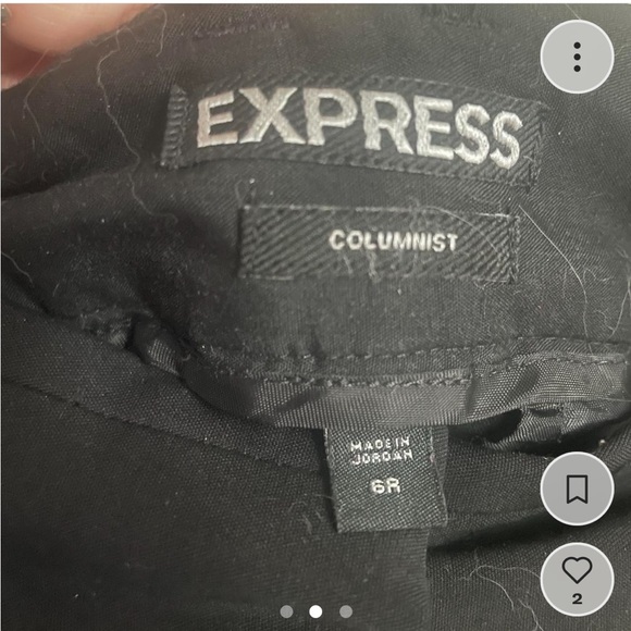 Express black and gray columnist pants - Picture 2 of 3